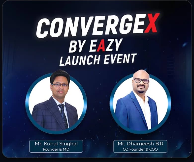 ConvergeX by Eazy launch event poster